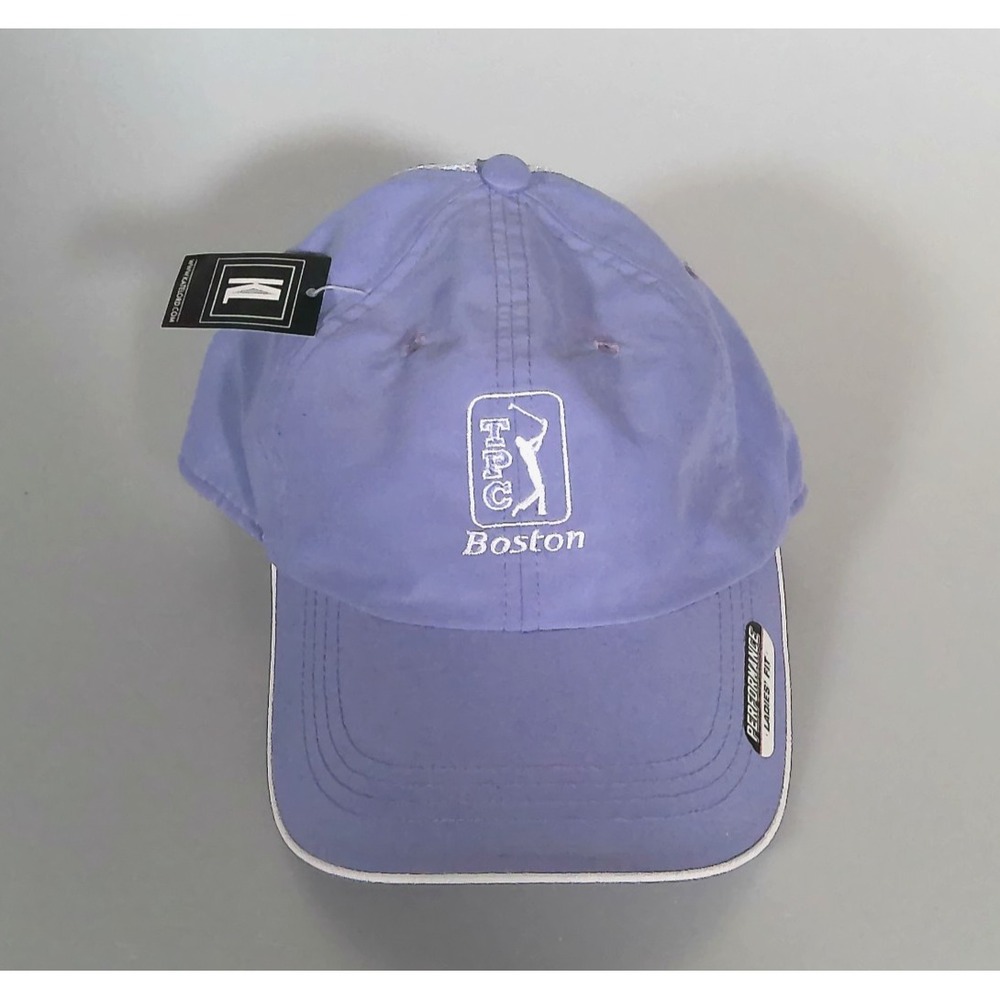 TPC Boston Golf Hat LPGA Kate Lord Ladies Performance Strapback Purple Cap